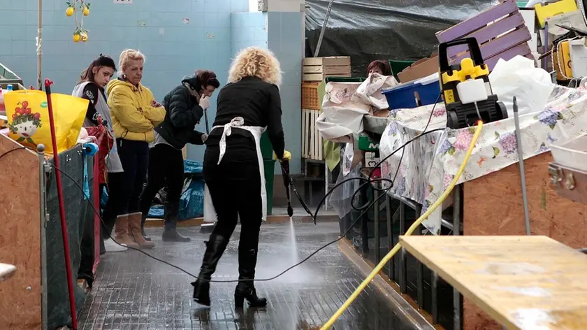 Silvano Trieste 27/02/2017 Mercato Coperto, il giorno prima della riapertura