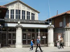 L'esterno del mercato coperto di Gorizia. Foto Bumbaca/Marega