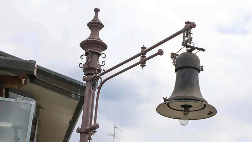 Bumbaca Gorizia 15.04.2021 Lampioni sig Emìdio Tasca © Foto Pierluigi Bumbaca