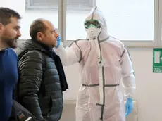 Bonaventura Monfalcone-05.02.2020 Controlli per il coronavirus-Aeroporto Fvg-Ronchi dei Legionari-foto di Katia Bonaventura