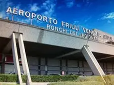 L'ingresso dell'aeroporto regionale di Ronchi dei Legionari