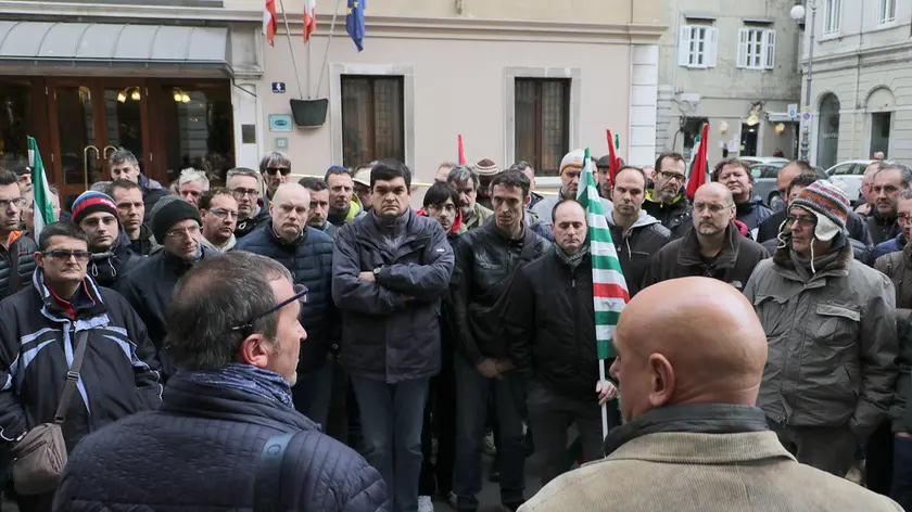 Lasorte Trieste 09/11/17 - Regione, Lavoratori Cartiera Burgo