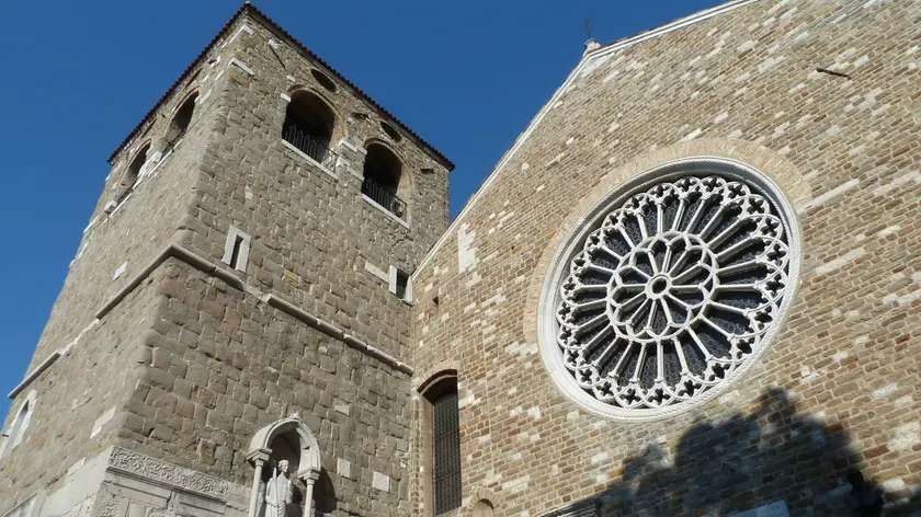 La cattedrale di San Giusto, a Trieste