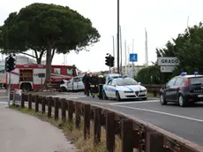 I rilievi sul posto dell'incidente mortale