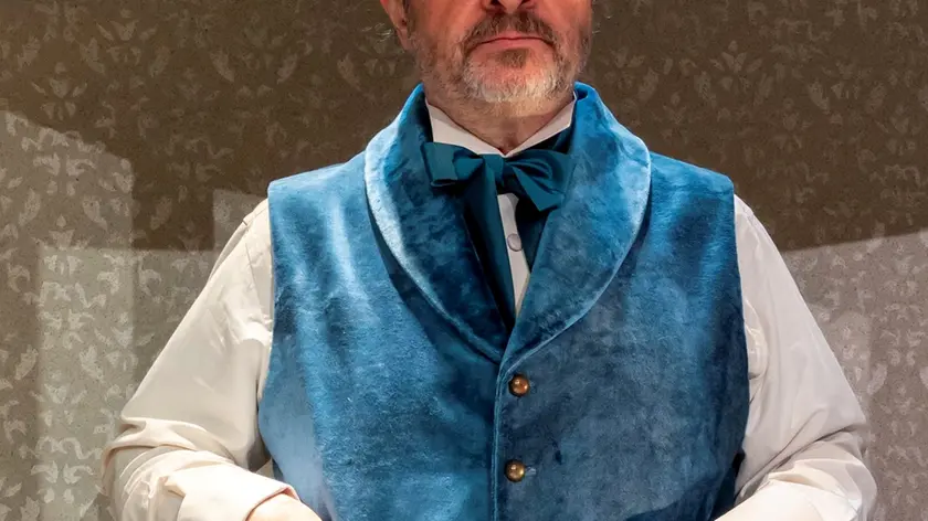 Natalino Balasso, protagonista de “La Cripta dei Cappuccini” da Joseph Roth, sabato in prima a Gorizia. Foto Luca D’Agostino