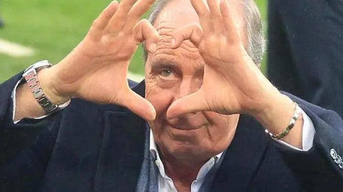 Torino FC's head coach Giampiero Ventura gestures before the team's training session held at San Mames stadium in Bilbao, Basque Country, Spain, 25 February 2015. ANSA/LUIS TEJIDO