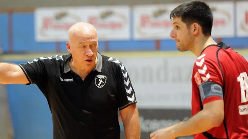 Foto BRUNI 19.12.15 Pallamano Principe-Bolzano--Oveglia e Visintin