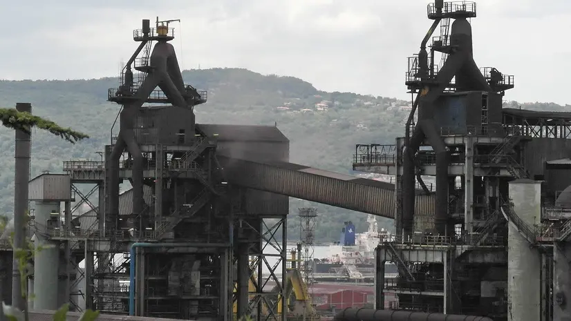 Un'immagine della Ferriera di Servola