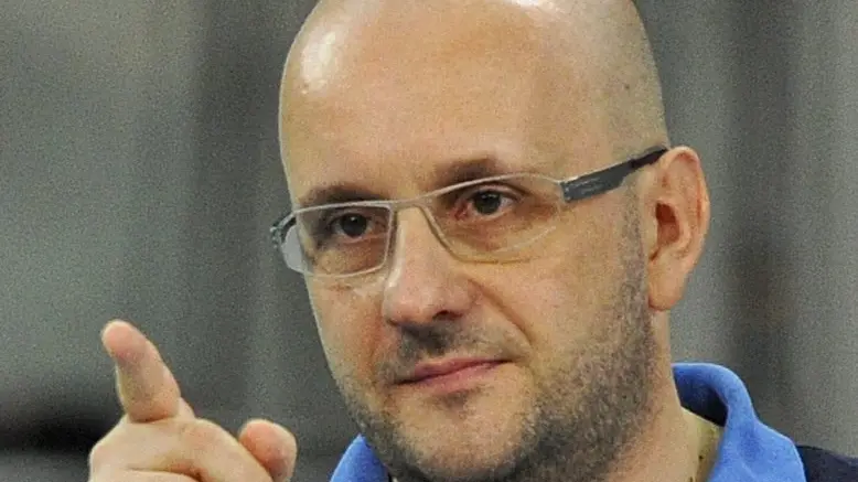 Headcoach Mauro Berruto (ITA) during the group C game in the Eurovolley 2011 European Championships Belgium vs Italy in Innsbruck, Austria, 10 September 2011. ANSA/PARIGGER ROBERT