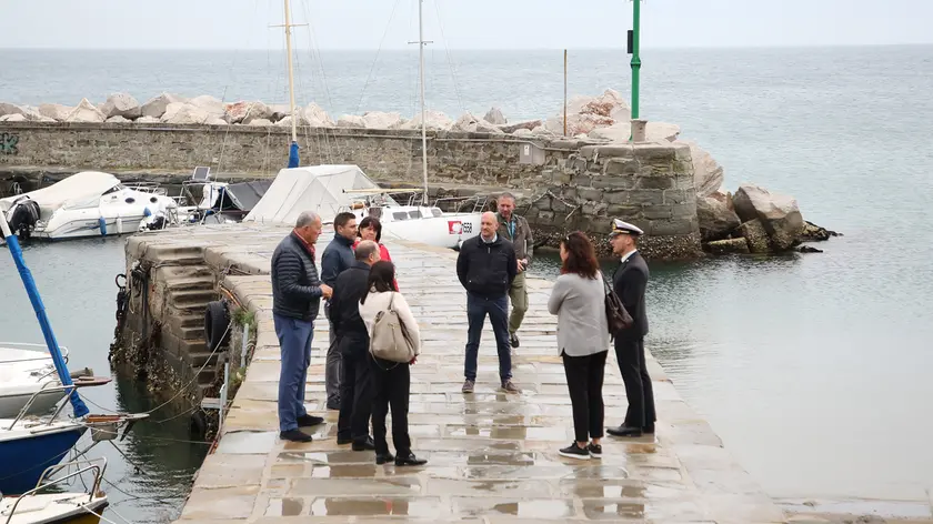 Il sopralluogo tecnico di ieri mattina al Cedas. Andrea Lasorte