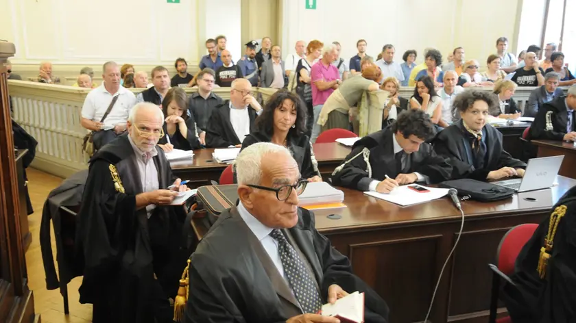 Un'udienza al Tribunale di Gorizia