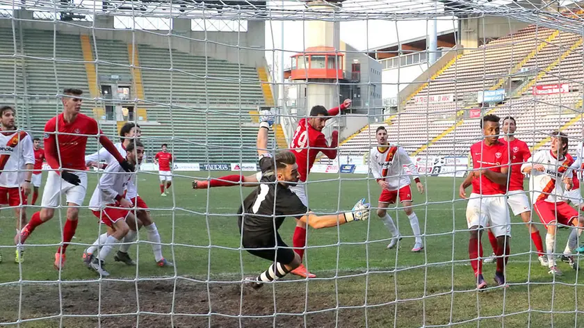 Lasorte Trieste 12/02/17 - Serie D, Triestina - Este, Gol 3-1 ed Esultanza