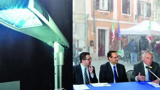 Lasorte Trieste 25/03/11 - Muggia, Presentazione Illuminazione Pubblica a Led