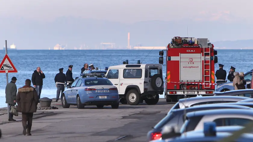 Il ritrovamento del cadavere (Foto Lasorte)