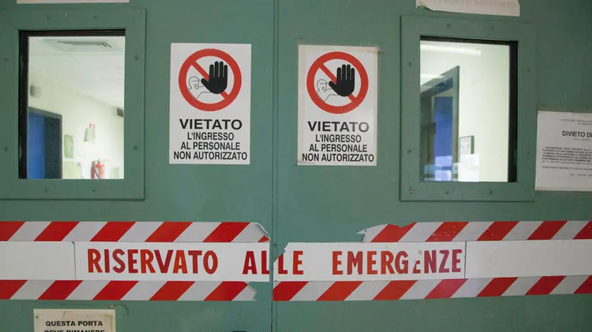 L'ingresso del Pronto soccorso del San Polo