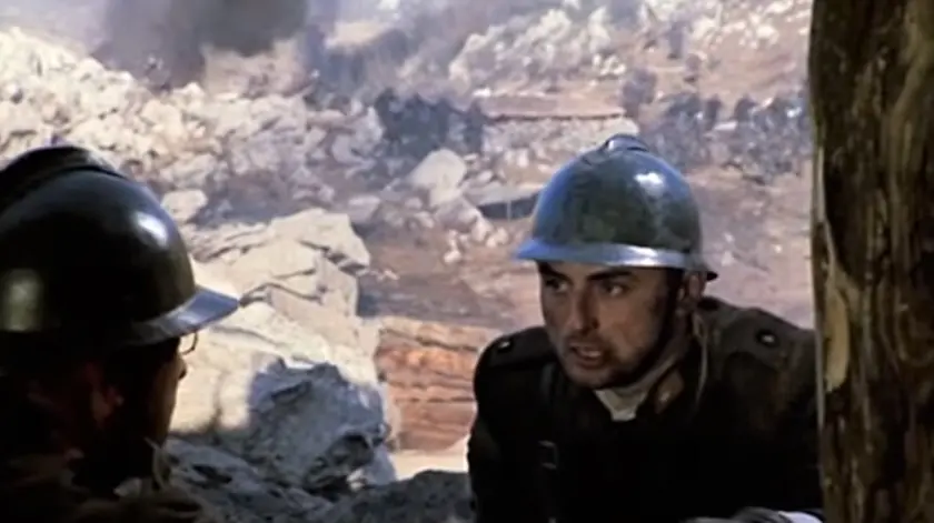 Tonino Pavan nel film “Uomini contro” di Rosi