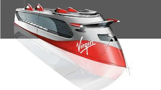 Un rendering delle nuovi navi Virgin