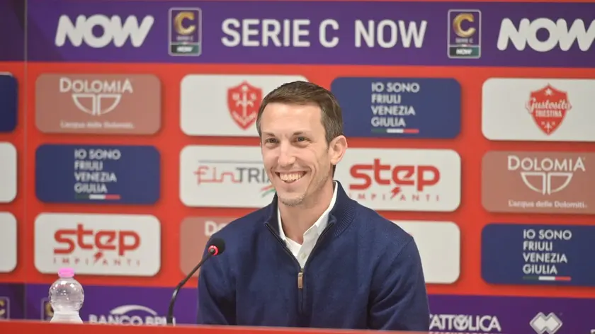 Il presidente della Triestina Rosenzweig (Bruni)