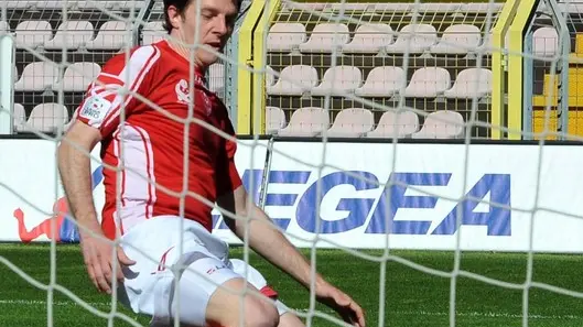 Foto BRUNI TRieste 25.04.12 Calcio:Triestina-Piacenza 1-3-Cristiano Rossi manca la rete