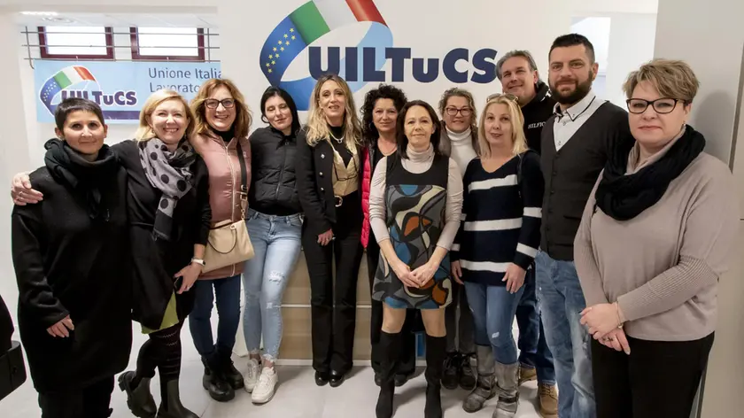 L’apertura della nuova sede della UilTucs in via 9 Giugno Foto Katia Bonaventura