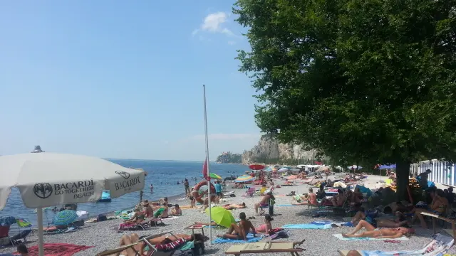 La spiaggia di Castelreggio