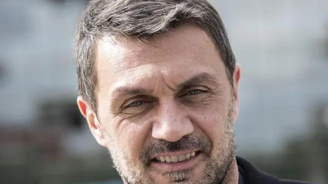 L'ex difensore della Nazionale e del Milan Paolo Maldini scopre la sua targa nella walk of fame del Coni, Roma, 12 marzo 2018. ANSA/MASSIMO PERCOSSI
