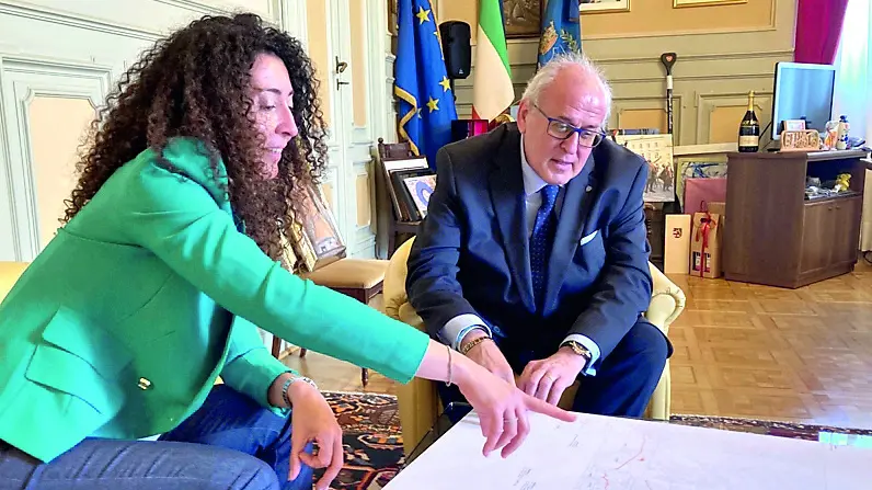 L’assessore Filisetti e il sindaco Ziberna illustrano le aree di intervento riguardo all’illuminazione