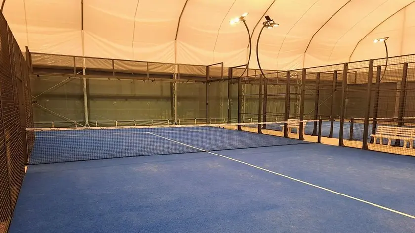 La cittadella dello sport di Villesse con i nuovi campi di Padel coperti e scoperti