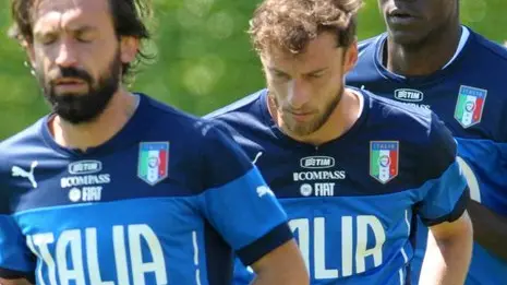 Foto LaPresse.FOTO DI REPERTORIO.05/06/2014.Azzurri, parte la missione Brasile........Foto Riccardo Sanesi/LaPresse.20 05 2014 Coverciano, Italia.sport.calcio.Raduno Nazionale italiana di calcio al Centro tecnico federale di Coverciano.Nella foto: Balotelli, Pirlo, Marchisio, Rossi, Cassano..Photo Riccardo Sanesi/LaPresse.20 05 2014 Coverciano, Italy.sport.soccer.Training session of the italian team in Coverciano.In the pic: Balotelli, Pirlo, Marchisio, Rossi, Cassano