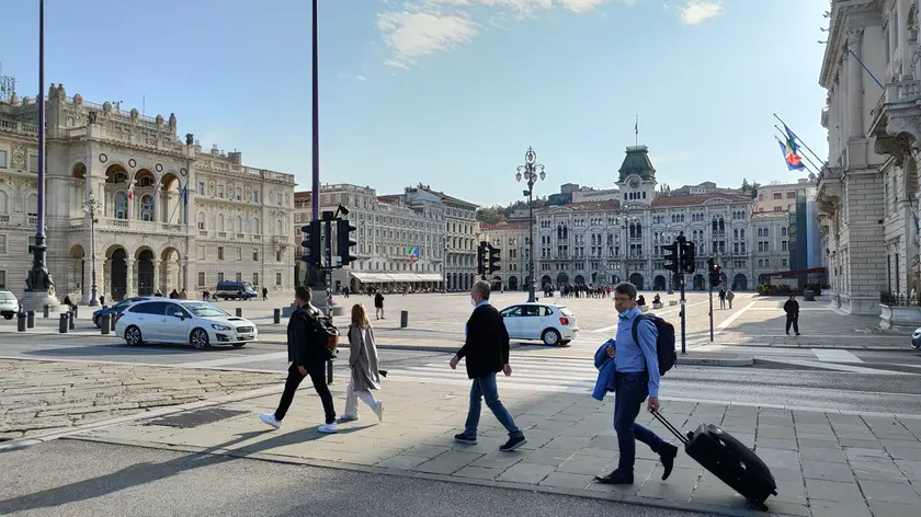 Lasorte Trieste 07/11/21 - Rive, Piazza Unita', Strade aperte e Transenne