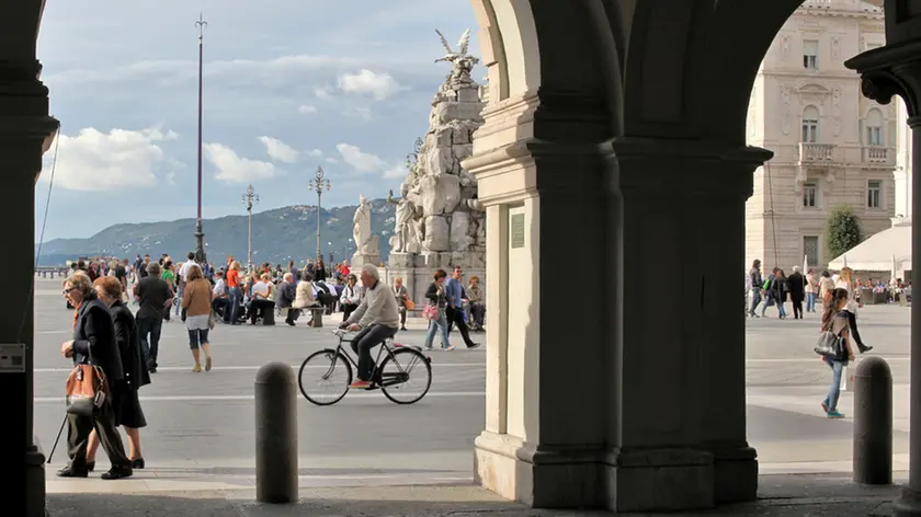 Piazza Unità da una prospettiva insolita