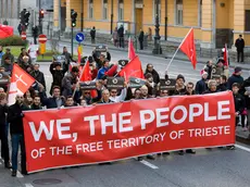 Una manifestazione del Movimento Trieste Libera