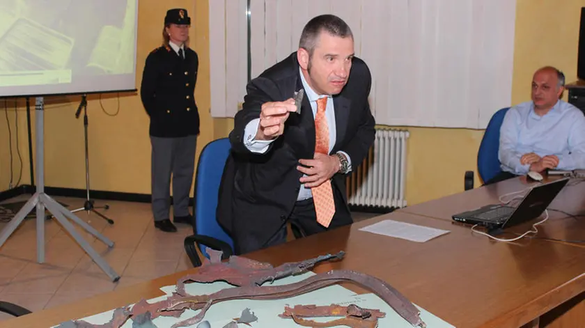 Bumbaca Gorizia 18.05.2016 Massarelli, conf stampa su esplosione © Fotografia Pierluigi Bumbaca