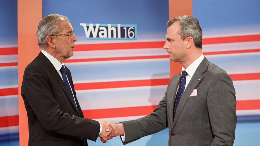 Norbert Hofer e Alexander Ban der Bellen