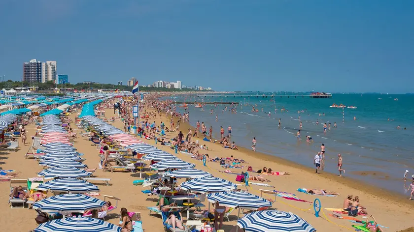 Lignano 02 giugno 2015.Lignano spiaggia. Copyright Petrussi Foto Press/Serratore