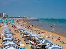 Lignano 02 giugno 2015.Lignano spiaggia. Copyright Petrussi Foto Press/Serratore