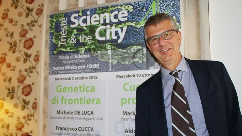 Mauro Giacca ieri alla presentazione di Science&theCity