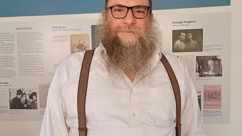 Il rabbino della Slovenia Ariel Haddad, residente da anni a Trieste