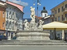 Bumbaca Gorizia 06_09_2020 Piazza Vittoria fontana del Pacassi IL NETTUNO © Foto Pierluigi Bumbaca