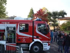 Bumbaca Gorizia 23.10.2017 Incendio scuola Lucinico © Fotografia di Pierluigi Bumbaca