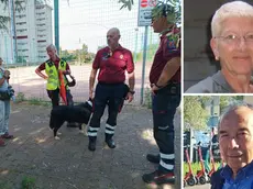 I volontari a Borgo. A destra, sopra Stanka Mokole e, sotto, Bruno Makorovic