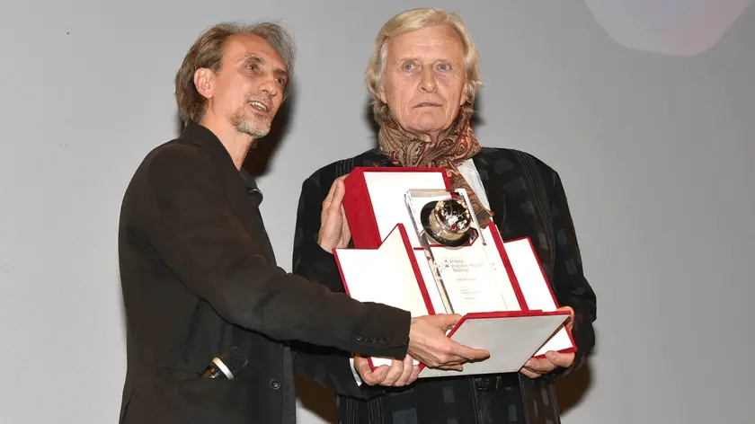 Rutger Hauer premiato a Trieste (Foto Lasorte)