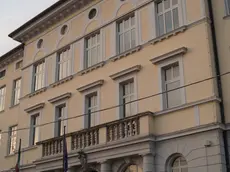 L’edificio che ospita la scuola media di Gradisca. Foto Marega