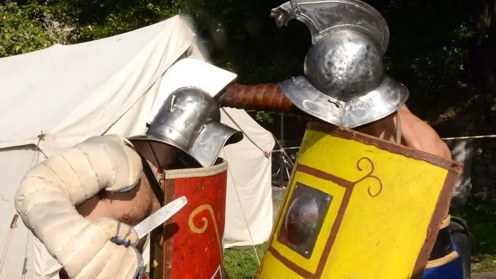 Foto BRUNI 14.10.2017 Gladiatori all'orto Lapidario