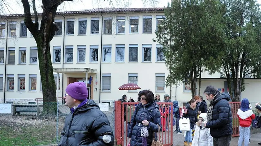 Cormons 4 Febbraio 2014. Danni alla Scuola Elementare di Viale Gorizia. Copyright Petrussi Foto Press - Diego Petrussi