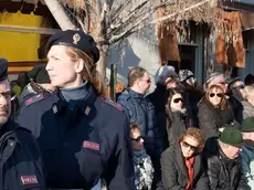 Silvano Trieste 10/02/2013 Carnevale di Muggia, gli agenti controllano lo svolgimento