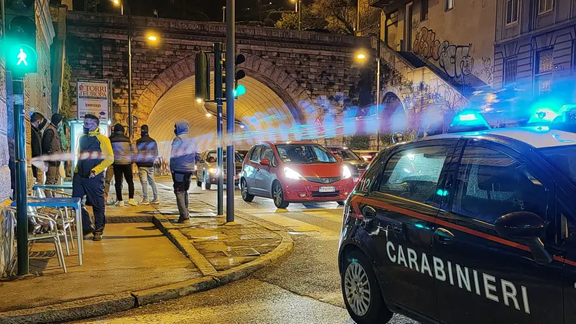 Lasorte Trieste 11/02/21 - Via del Bosco, Carabinieri