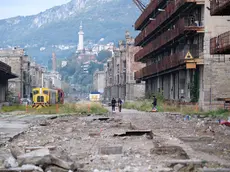 Una veduta sui cantieri in corso per la realizzazione del viale monumentale in Porto Vecchio Foto Silvano