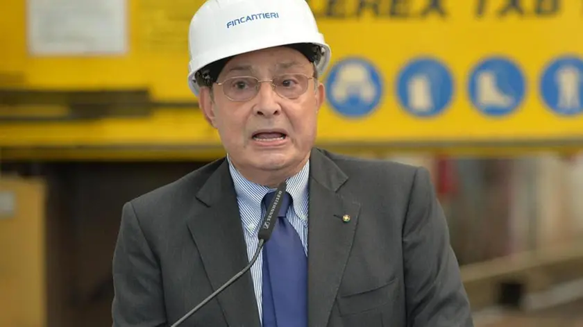 L’ad di Fincantieri Giuseppe Bono