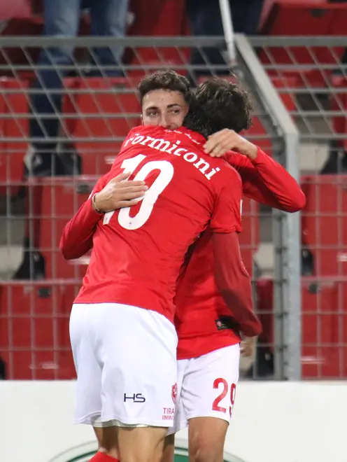 Lasorte Trieste 18/11/18 - Serie C, Triestina - LR Vicenza Virtus, Gol Procaccio ed Esultanza